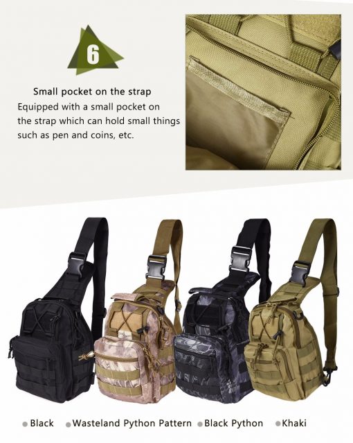 Outlife Hotsale 9 Color 600D Military Tactical Backpack Shoulder