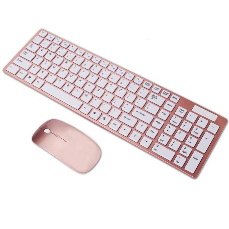 Keyboard Mouse Set Combo Ergonomic Keyboard Optical Mouse | Coins Shopy