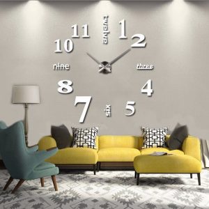 Decorated 3d Wall Clock 