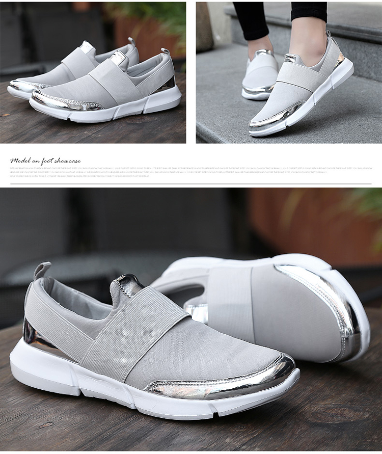 Mesh Breathable Summer Womens Shoes Women Slip On Sport Shoes ...
